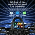 thumbnail image 2 of 5" Portable Wireless Carplay Android auto Touch Screen Car Stereo HIcar Motorbike GPS Navigator Waterproof And Convenient For All Model Motorcycles, 2 of 17