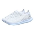 thumbnail image 4 of NICEXMAS  Mesh Sneakers Sports Breathable Shoes Trendy Running Woman White, 4 of 8