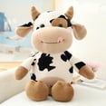thumbnail image 2 of Muñeco de peluche de vaca, lindo juguete de vaca, vaca de peluche, animal de peluche, muñeco de vaca suave, regalo de cumpleaños para niños, 40 cm TUNC Sencillez, 2 of 5