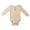 Beige, variant on Boys Bodysuits Soft Long Sleeve Ribbed Romper Comfortable Outfit for Everyday and Outdoor Adventures