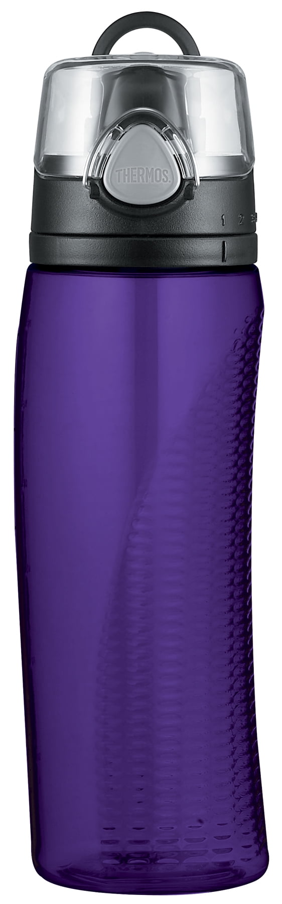 THERMOS HP4000DPTR16 24ounce Deep Purple Hydration Bottle With Meter