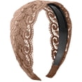 thumbnail image 3 of VLOOCKLW Lace Embroidery Headband Women Wide Anti Slip Teeth Design High Toughness Stable Fixing Fashion Hairband For Daily Styling, 3 of 3