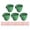 5PCS, variant on Strawberry Rooting Cup Kit with 20 Runner Forks, Breathable Plant Propagation Cups for Strawberry Runner Cloning, Hanging Grow Pots for Garden Balcony Greenhouse Hydroponic Seedling Starter Green