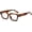 A2 Tortoise, variant on Fashion Square Glasses for Women Men Trendy Thick Frame Eyeglasses Black Frame Clear Lens eyewear