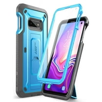 SUPCASE Unicorn Beetle Pro Series Designed for Samsung Galaxy S10e Case (2019 Release) Full-Body Dual Layer Rugged With Holster & Kickstand With Built-in Screen Protector (Blue)