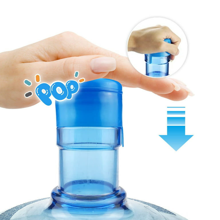 Mountain Bottle Caps - Non-Spill 50 Pack Bottle Caps for 3 & 5 Gallon Water Bottles - BPA Free