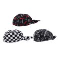 thumbnail image 4 of Gorro de chef ajustable, regalo para el Día de la Madre, gorro de chef suave para cocinar, hornear y adultos. 3 piezas, 4 of 9