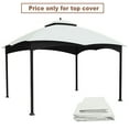 thumbnail image 2 of Replacement Canopy Top for Lowe's Allen Heavy Duty Gazebo Roof Gazebo Top with 10X12 Gazebo CoverReplacement Top Only (White), 2 of 7