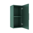 thumbnail image 3 of 14" Wall-Mounted Floating Bathroom Vanity Side Cabinet with a Door and a Shelf, (Suitable for JODI Bathroom Vanity), Green Color, 3 of 5