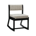 thumbnail image 4 of Linon Sutton Modern 2-Position Sled Base Lounge Chair, Beechwood with Natural Tweed, 4 of 8