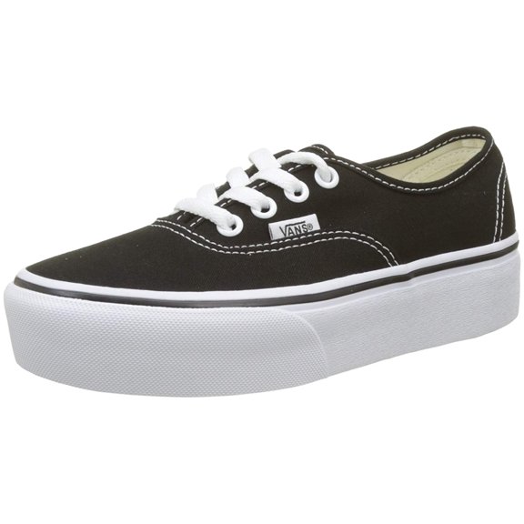 Vans VN-0A3AV8BLK: Women's Platform 2.0 Black/White Sneaker (6 B(M) US Women)
