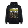 thumbnail image 2 of Sudaderas de mujer de gran tamaño con capucha de manga larga y trucos de Airedale obstinados Ropa deportiva de estilo chino, 2 of 4