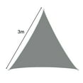 thumbnail image 5 of Joernso Shade Sail Anti-UV Good Sunshade Waterproof Windproof Weather-resistant Shade Triangle Heavy Duty Shade Sail Garden Supply, 5 of 7