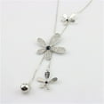thumbnail image 4 of Collar lindo de de del suéter del colgante pavimentado del cristal del Bowknot -, 4 of 9