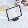 thumbnail image 3 of Universal Screen Magnifier Cell Phone Movie Video Amplifier with Foldable Holder Stand (Black), 3 of 7