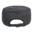 thumbnail image 6 of ZTTD Washed Cotton Military Caps Cadet Caps Unique Design Vintage Flat Top Cap A, 6 of 9