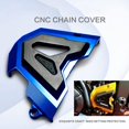 thumbnail image 2 of Cubierta de Protección de Cadena de Motor de Rueda Dentada Delantera de Aluminio CNC kusrkot Azul, 2 of 8