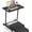 Black, variant on Treadmill Desk, Mobile Small Standing Desk with Wheels for Walking Pad, Portable Table for Laptop, Rolling Table Adjustable Height, Bedside Table，White