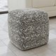 thumbnail image 5 of Puf cuadrado Steve Silver Furniture Nahara Boucle negro, 5 of 5