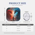 thumbnail image 2 of KLL Red And Blue Sky Dragon Windshield Sun Shade 2-Piece Foldable Car Front Window Sunshade for Most Sedans SUV Truck- Medium, 2 of 5