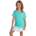 thumbnail image 2 of Girls' Rash Guard Shirt - 2 Pack UPF 50+ Short Sleeve Quick Dry Swim Shirt (Size: 4-16), 2 of 7