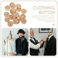 thumbnail image 2 of 20Pcs Round Coat Buttons Sew-on Metal Buttons Decorative DIY Suit Buttons, 2 of 6