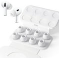 thumbnail image 1 of Seltureone 4 Pairs Silicone Tips for Airpods Pro/Airpods Pro 2 with Hole for Noise Reduction, Non-Slip Soft Silicone Airpods Pro Replacement Ear Inserts - Extra Small, 1 of 7