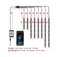thumbnail image 5 of Kit de luz LED bajo brillo para motocicleta de 8 piezas, tiras Rgb del equipo de luz LED para motocicleta multicolor con control de aplicaciones, 5 of 5