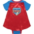 thumbnail image 4 of Father's Day Infant Baby Boys Costume Bodysuit and Cape Newborn to Infant, 4 of 5