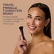thumbnail image 2 of Brocha de base Anisa Beauty Travel Pinnacle Compact Vegan, 2 of 6
