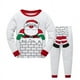 thumbnail image 3 of Conjunto de ropa navideña para niños y niñas, pijamas de manga larga para bebés y niñas, camisetas y pantalones, 2 uds., ropa de casa, trajes para dormir, 3 of 4
