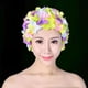 thumbnail image 4 of Gorro De Natación Gorro de baño con flores en 3D, gorro de baño transpirable, gorro cómodo para deportes acuáticos para mujer Hugtrwg  Para Estrenar, 4 of 8