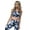 Black Brush Strokes, variant on Women's Printed Activewear Sports Bra - Motion Rainbow, XL