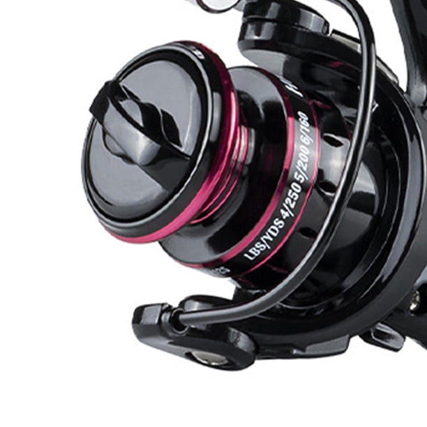 Carrete de pesca Herramienta giratoria de alta sensibilidad (EVA) Negro Rosa JShteea Para Estrenar
