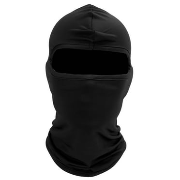 Full Face & Neck Protection for Dustproof Outdoor Motorcycle Riding Black Winter Cycling Helmet Cover