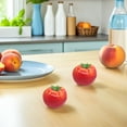 thumbnail image 4 of Topbathy Set of 5 Realistic Artificial Tomato Models Red Decorative Fake Tomatoes for Home Kitchen Decor Props, 4 of 4