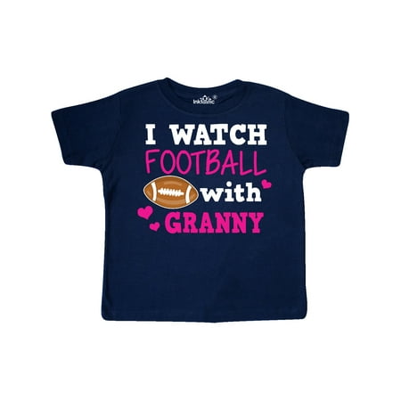 

Inktastic I Watch Football with My Granny Gift Toddler Toddler Girl T-Shirt