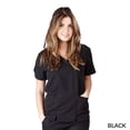 thumbnail image 2 of Crossover Tunic Junior Fit Super Soft Scrub Top, Medical Scrub Top, Premium Womans Junior Fit 2 Pocket 8119, 2 of 3