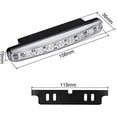 thumbnail image 2 of LED Daytime Running Light Car 8 LED 12 V Daytime Running Lights Universal, 2 of 5