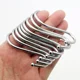 thumbnail image 3 of Ganchos redondos en forma de S, juego de 5 ganchos para estantes para ollas de cocina, perchas resistentes para ropa en forma de S, se adapta a la barra organizadora de utensilios, 3 of 5