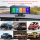 thumbnail image 2 of Scienceny ABS Auto Dash Cam Metal a prueba de viento IP69 Impermeable Función de radio WiFi 9 pulgadas Triangular 1024x600 Control de voz Pantalla digital Cámaras de salpicadero de coche Scienceny VI016957-00B, 2 of 6
