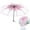 Pink, variant on Clear Umbrellas for Rain, Umbrella, Clear Umbrella, Transparent Umbrella Stylish and High-Quality Transparent Umbrella Tri-fold Umbrella Windproof and Waterproof
