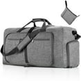 thumbnail image 1 of Bolsa de viaje plegable para hombre y mujer, 65L fin de semana, con plantilla y bolso impermeable, 1 of 5