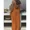 Bright Orange, variant on Women's Solid Color Cami Lounge Dress, Elegant Sleeveless Maxi Nightgown for Summer, Soft Polyester Sleepwear for Indoor Relaxation