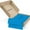 Blue, variant on A7 Bright Color Envelopes, 5 1/4 x 7 1/4 Inches (for 5 x 7 Inches Cards and Photos) | 250 Envelopes Per Pack | Sunburst Yellow