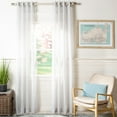 thumbnail image 3 of SAFAVIEH Lemma Grommet Curtain Window Panel, 52" x 84", Grey, 3 of 4