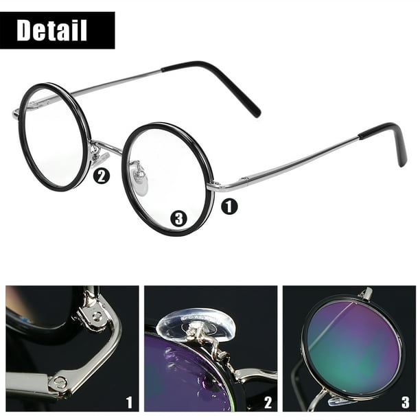 Lentes de aumento para lectura alivio de la fatiga aumento de la fuerza anteojos de lectura para presbicia retro redondos de resina livianos para mujeres y hombres100 Khall JM03003 01 Walmart en