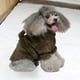 thumbnail image 5 of Albornoz para cachorros Albornoz de toalla seca para perros con capucha y cinturón, fácil de llevar, 5 of 5