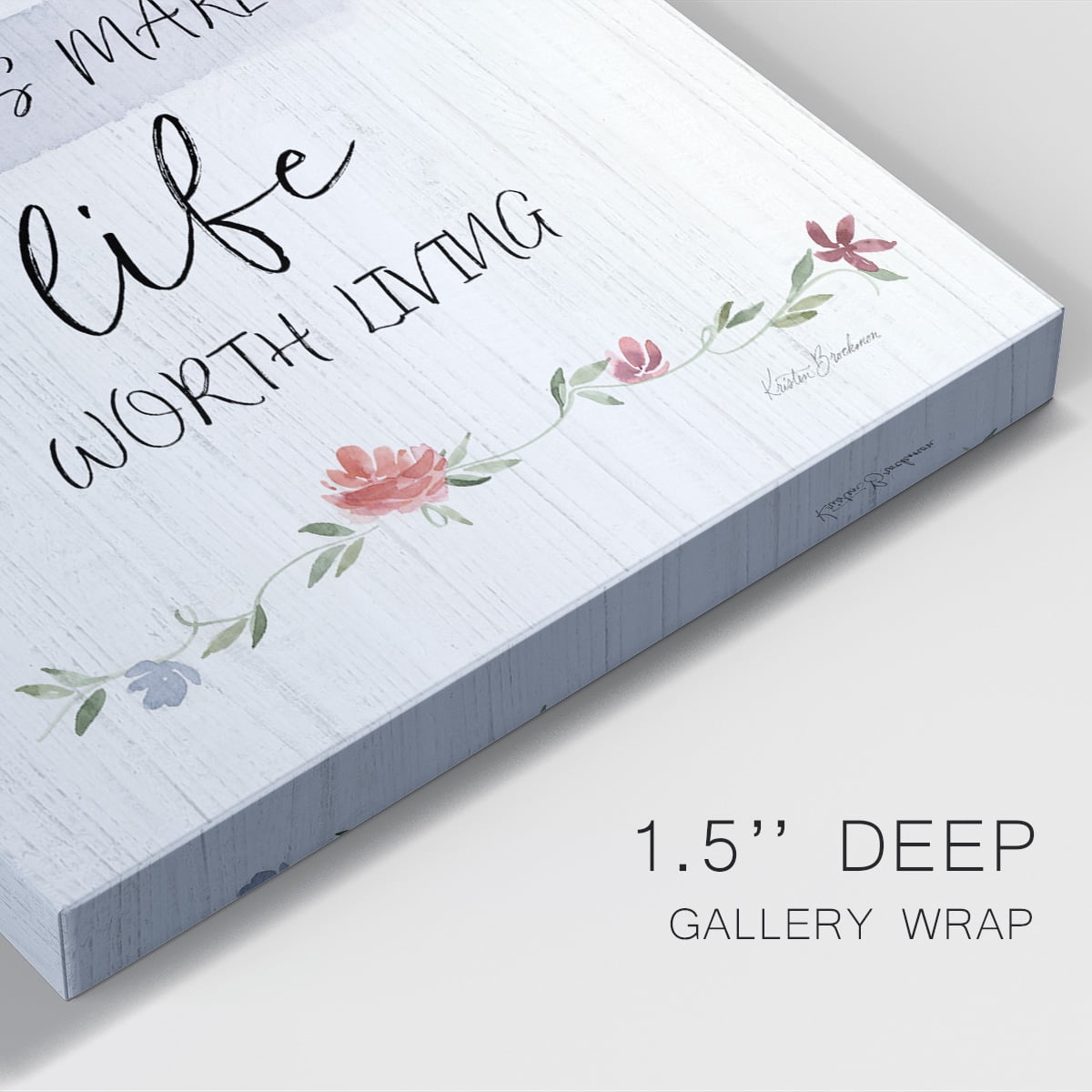 The Simple Things Premium Gallery Wrapped Canvas - Ready to Hang