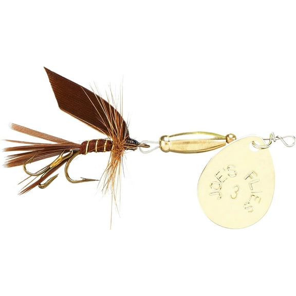 Joe's Flies Super Striker Elite Inline Spinner 1/8 oz March Brown Gold